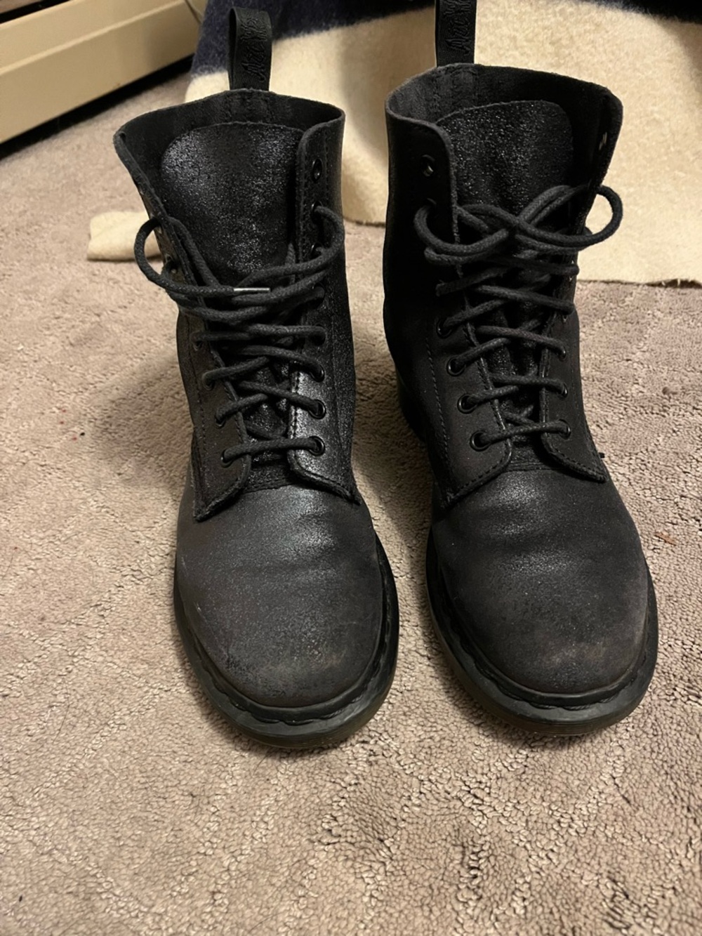 Doc Martens Pascal Metallic Lace-Up Boots